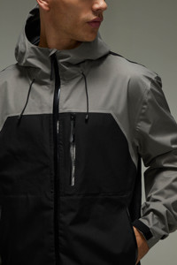 Veste coupe-vent pour homme, coupe classique, design personnalisé OEM, vêtements de sport, séchage rapide, légère, imperméable, softshell. - Product Image 6