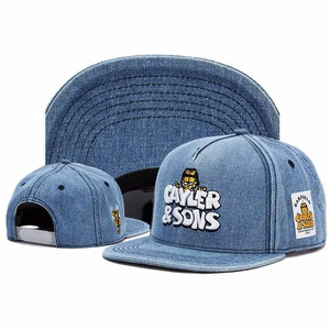 Gorra Chopper One Piece Snapback Azul Rosa con Logotipo Bordado Unisex Ajustable de 6 Paneles en Sarga - Product Image 2