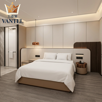 Solution de mobilier clé en main Vantel pour l'installation de meubles de chambre d'hôtel et les projets de construction hôtelière