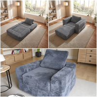 Canapé-lit simple moderne pliable 2026, chaise-lit convertible gain de place, chaise-lit compressée sous vide pour appartement