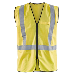 Chaleco de Seguridad Reflectante de Alta Visibilidad con Bolsillos Funcionales para Trabajadores de Tráfico y Construcción, Parte de la Ropa de Seguridad - Product Image 3
