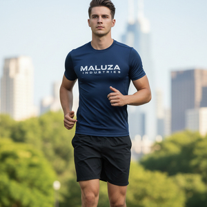 T-shirts de compression personnalisés avec logo, t-shirts de musculation élastiques, sous-vêtements de course à pied, vêtements de sport respirants - Product Image 6