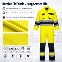 Combinaison de travail imperméable, respirante, antistatique et ignifuge de qualité supérieure, vêtements de sécurité industrielle, service OEM, fourniture d'usine