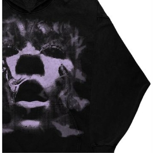 Premium Men Distressed Hoodie Heavyweight Streetwear Pullover Oversized Washed Raw Hem Hip Hop Aesthetic Hooded Jacket - Product Image 3