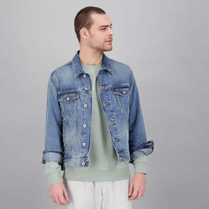 Chaqueta Vaquera para Hombre, Diseño Moderno 2026, Alta Calidad, Precio al por Mayor, Chaquetas Vaqueras Personalizadas para Hombre en Venta - Product Image 1