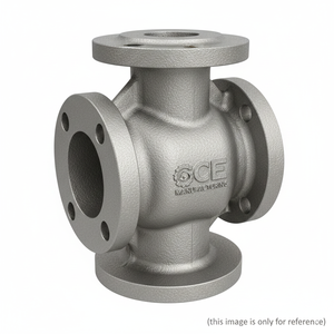 Conjunto de cuerpo y tapa de válvula de retención con brida de acero inoxidable fundido a la cera perdida, componente de hardware para maquinaria industrial de control de flujo - Product Image 5