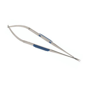 Micro-ciseaux en acier inoxydable finition sablée, lame droite tranchante, instrument ophtalmique manuel, CE ISO OEM Java Surgical High - Product Image 4