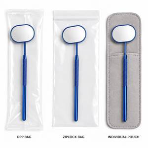 Espejo de inspección ovalado azul con mango texturizado para uso automotriz y mecánico - Product Image 6
