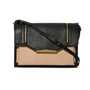 ROYAA Pochette de Soirée en Cuir Véritable de Haute Qualité avec Fermeture Éclair et Chaînes, Bandoulière/Épaule pour Femme - Élégante pour Mariage - Product Image 4