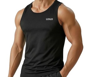 Débardeur respirant pour homme, sans manches, en coton et élasthanne, pour la salle de sport, la remise en forme, l'entraînement, avec logo personnalisé - Product Image 6