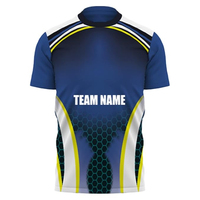 Maillot de cricket pour homme, haute qualité, multicolores, service OEM, logo personnalisé, nom de l'équipe, 100% polyester, vêtements de sport personnalisés pour équipe