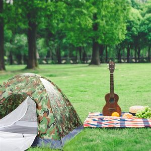 Tenda a Cupola Moderna e Leggera per 3/4 Persone, Logo Personalizzato, Camouflage, Doppio Strato in PVC e Fibra di Vetro - Product Image 1