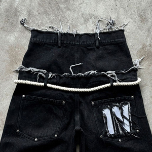 Custom Men's Casual Acid Washed <b>Mid</b> Waist Sweat Shorts Solid Streetwear Heavyweight 100% Cotton French Terry Quick Pocket Quick - Product Image 5