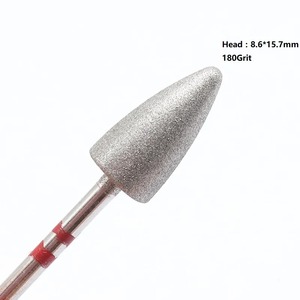 BAFA SURGICAL INSTRUMENTS - Juego de 1-20 fresas ergonómicas de diamante CBN de 1mm-6mm con punta de bola y vástago de 3mm para tallado y grabado - Product Image 2