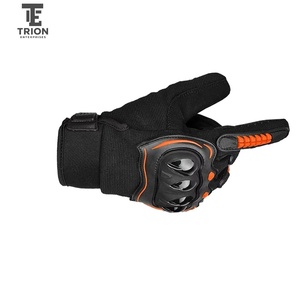 Gants de moto en cuir pour l'hiver, gants de motocross à doigts entiers, compatibles avec les écrans tactiles, antidérapants, respirants, unisexes, avec sangle de poignet réglable - Product Image 3