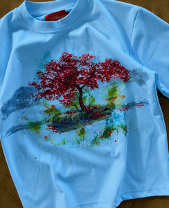 2026 New Custom Oversized <b>White</b> Graphic T Shirt Men Premium Cotton Tree Printed Streetwear <b>Tee</b> OEM Men Premium Cotton - Product Image 6
