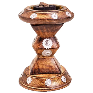 Brûleur à Bakhoor traditionnel en bois et acrylique, brûleur à Bakhoor de qualité supérieure en bois pour la décoration de la maison, en provenance d'Inde - Product Image 1