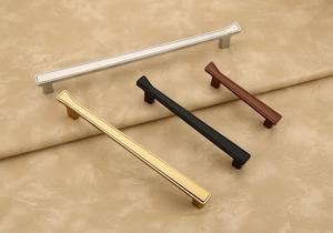Luxury Rectangle Inlay Furniture <b>Pulls</b> T Bar Cabinet Knobs and Handles Heavy Duty Dresser <b>Drawer</b> <b>Pulls</b> Wardrobe Hardware - Product Image 2