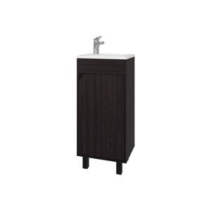Mobile Bagno Integrato in Wengue con Lavabo e Rubinetto - Collezione Premium - Product Image 5