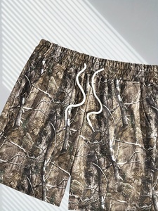 Shorts en coton camouflage pour hommes, taille élastique, respirants, décontractés, pour le sport, imprimés par sublimation, en tissu polyester, service de vente en gros - Product Image 4
