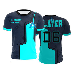 Maillot de jeu Wolves E-Sports, impression par sublimation, séchage rapide, 100% polyester, unisexe, col rond, vêtements d'équipe pour adultes - Product Image 3