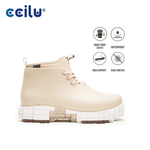 Botas casuales de hombre con cordones, antideslizantes y cómodas para exteriores - Product Image 1