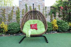 Luxury ATC Furniture PAPA Model Contemporary Outdoor Hanging Chair with PE Rattan - Product Image 3