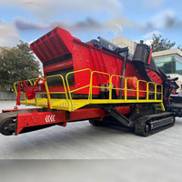 6518 Mesin Penyaring Getar Mobile Tipe Heavy Duty untuk Pasir, Kerikil, Agregat, dan Daur Ulang Sampah Konstruksi