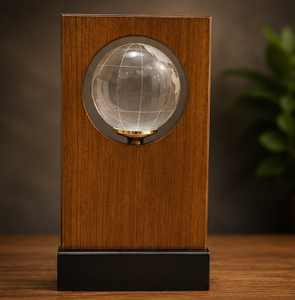 Trophée en bois gravé au laser professionnel - Souvenir portable pour les événements annuels - Product Image 1