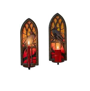 Support de bougie rond en métal noir, très vendu, pour décoration intérieure, support mural pour bougie, porte-bougie - Product Image 4