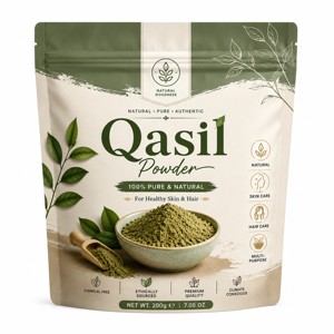 Poudre de Qasil de Qualité Supérieure 100% Pure et Naturelle, Poudre de Feuilles de Qasil de Qualité Cosmétique, Poudre Végétale pour Soins de la Peau et des Cheveux - Product Image 1