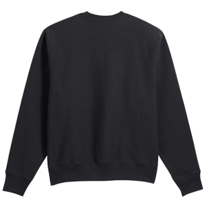 เสื้อสเวตเชิ้ตคอกลมผ้าฟลีซทรงหลวมสำหรับผู้ชาย สีดำออฟไวท์ เนื้อนุ่ม อุ่นสบาย สวมใส่สบายๆ แขนยาว พรีเมียม คุณภาพดี เหมาะสำหรับฤดูใบไม้ร่วง - Product Image 3