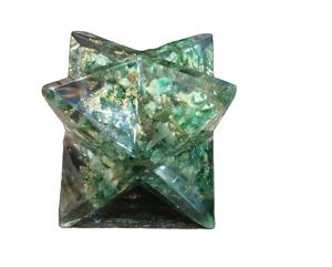 Última Aventurina verde Orgone Merkaba estrella orgonita cuarzo piedra preciosa Feng Shui cristal recuerdo mascota fabricado mayorista - Product Image 1