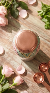 Bouteille d'eau en cuivre à succès, bienfaits ayurvédiques, vente en gros et bouteilles d'eau de haute qualité pour le sport et la gym - Product Image 3