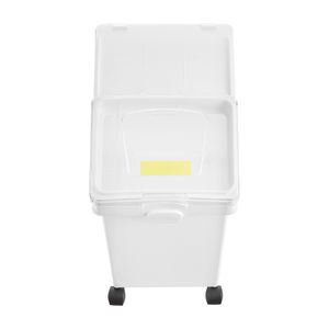 กล่องเก็บข้าวสารขนาดใหญ่ 6.6 แกลลอน/25 ลิตร กล่องจ่ายอาหารสัตว์เลี้ยงสำหรับห้องครัว กล่องเก็บส่วนผสมอาหารสัตว์ ข้าว ธัญพืช แป้ง - Product Image 4