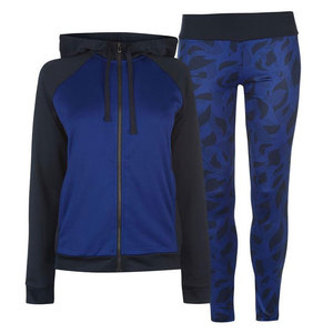 Conjuntos Deportivos de Algodón Ligero para Mujer, Etiqueta Privada, Invierno, Color Sólido, Casual, 2 Piezas, Transpirables, Ecológicos, Venta al Por Mayor, OEM - Product Image 1