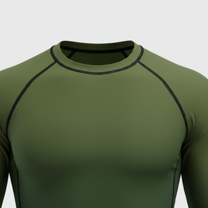 Camiseta Deportiva de Compresión Unisex de Manga Larga, Personalizable por Sublimación, para BJJ, MMA, Jiu Jitsu, Entrenamiento sin Gi - Product Image 4