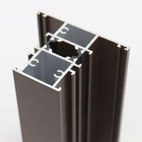 Perfil de Marco de Aleación de Aluminio Serie 6000, Temperos T3~T8, Marco de Aluminio para Cuadros con Vidrio, Personalizado OEM ODM, Manija de Puerta Moderna