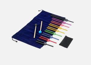 Ensemble de diapasons Solfeggio, 9 pièces, pour la thérapie sonore par vibration, guérison des chakras et du DNA - Product Image 4