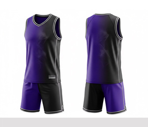Full Sublimation Basketball Kit Lightweight Quick Dry Breathable <b>Polyester</b> Jersey And <b>Shorts</b> Team Sportswear For Men Women - Product Image 2