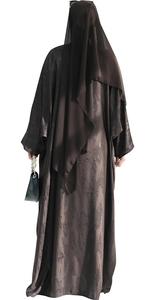Abaya Kimono de Luxe pour Femme Musulmane, Style Dubaï, Broderie Fantaisie, Respirante, Idéale pour l'Aïd, Vente en Gros - Product Image 3