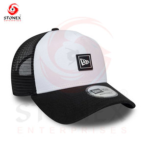 Casquette de baseball personnalisée en toile respirante 100% coton avec broderie 3D de haute qualité, style trucker vintage à bordure vieillie - Product Image 2