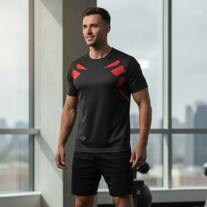Camiseta Deportiva Personalizada con Logotipo para Hombre, de Secado Rápido, para Gimnasio, Fitness, Ropa Deportiva, Transpirable, para Correr, Venta al Por Mayor - Product Image 5