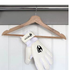 Gants de gardien de but de football en latex haute mousse de qualité supérieure avec protection des doigts, enveloppe de pouce, coupe hybride, impression en silicone au dos de la main - Product Image 5