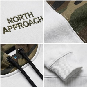 Sweat-shirt décontracté à capuche pour homme North Approach, coupe régulière, avec poche avant zippée, motif camouflage, idéal pour l'automne - Product Image 4