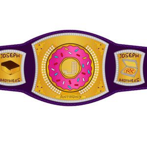 Ceinture de championnat personnalisée sur le thème des beignets, ceinture de lutte unique et personnalisée avec un design coloré pour les fans et les collectionneurs - Product Image 2
