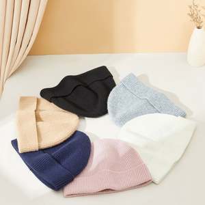 Gorro de Punto Jacquard 100% Lana, Cálido, para Primavera y Otoño, Estilo Coreano, Moderno, Protección para las Orejas, Venta al Por Mayor - Product Image 3