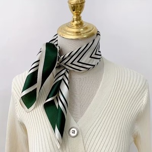Luxury Thin 100% Silk Multi-Functional Head <b>Scarf</b> Fashion Breathable Bandana <b>Scarves</b> for Hair - Product Image 6