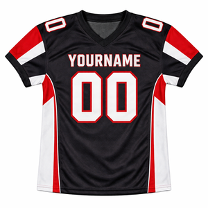 เสื้อเจอร์ซีย์อเมริกันแบบมีโลโก้และชื่อทีมตามสั่ง ระบายอากาศได้ดี แห้งเร็ว ชุดกีฬาไซส์ใหญ่พิเศษ - Product Image 5