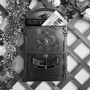 Panel de entrada para buzón de correo de instalación exterior, resistente a la oxidación y duradero, para protección contra la exposición estacional del correo, para fijación en pared exterior en India - Product Image 2